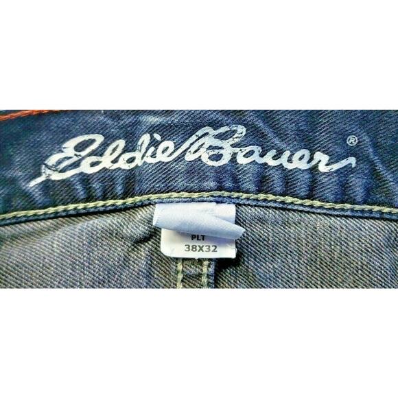 Eddie Bauer Men's Relaxed Blue Denim Jeans 38 x 32 Special Dyed U152 #3 - Picture 6 of 6